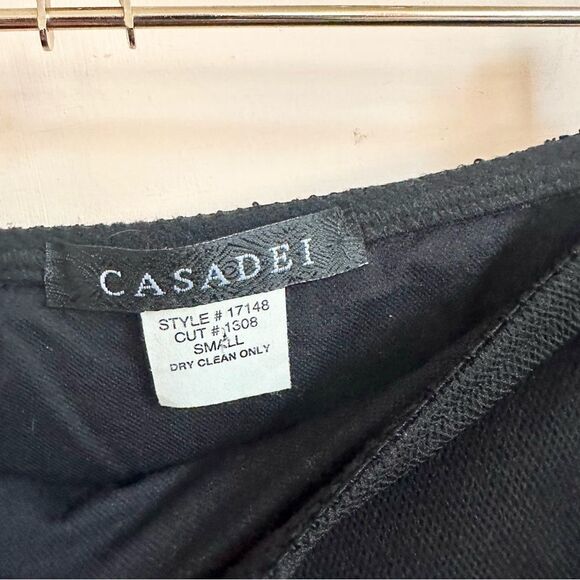 Black mesh layered Casadei skirt - Picture 3 of 4